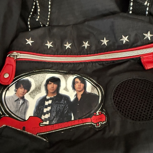 Jonas Brothers Backpack Camp Rock Disney Channel Movie Joe Nick Kevin EUC 2008 main image 11